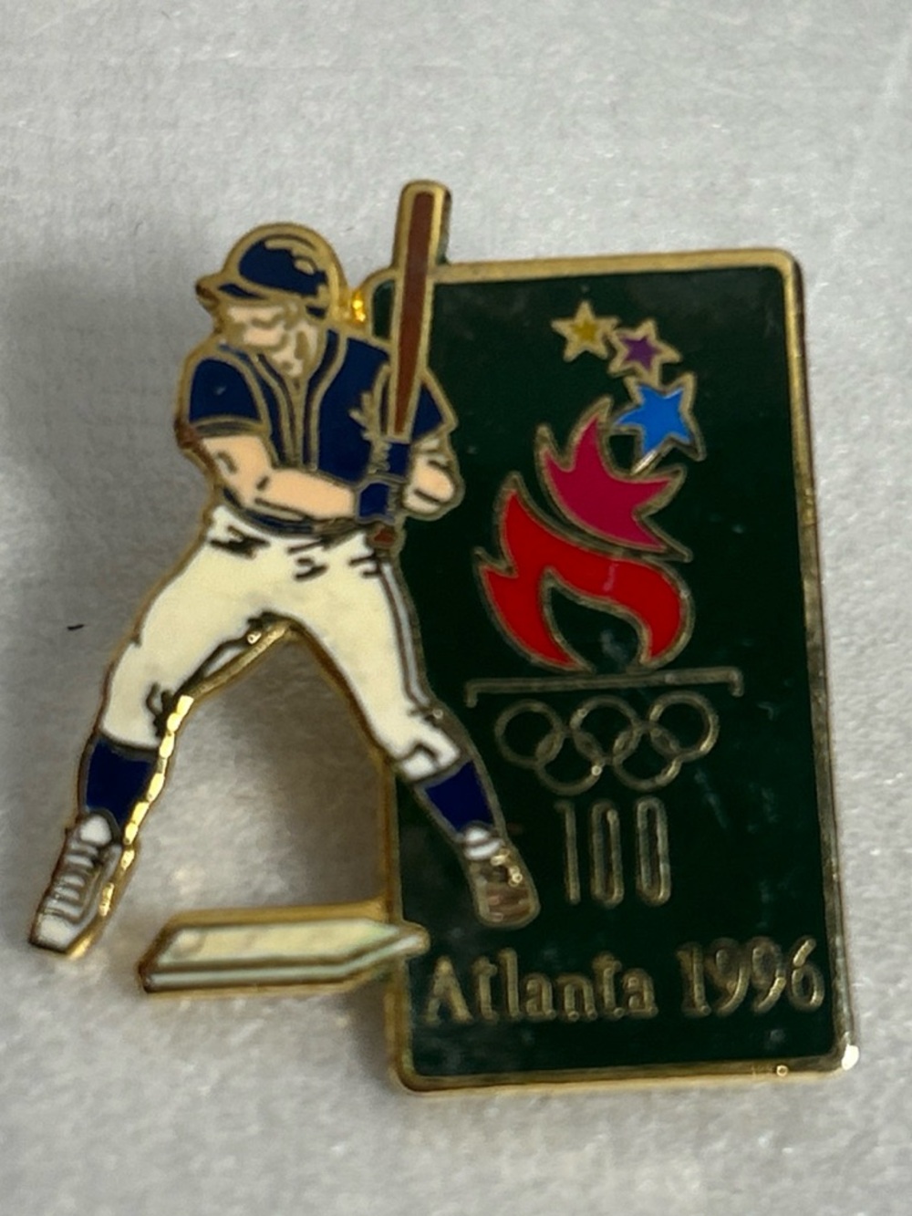 1996 Atlanta Centennial Olympic Baseball pin